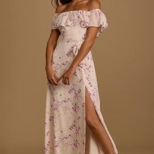 Lulus never worn floral dress Small